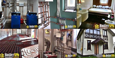 Установка водоснабжения и отопления от фирмы «Boiler SPb» - main